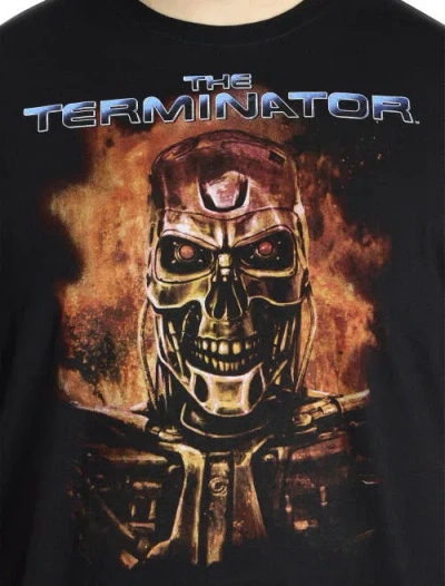 True Nation By Dxl Big & Tall The Terminator Robot Graphic Tee In Black