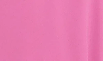 Karen Kane Plus Size Crossover Hem Top In Pink