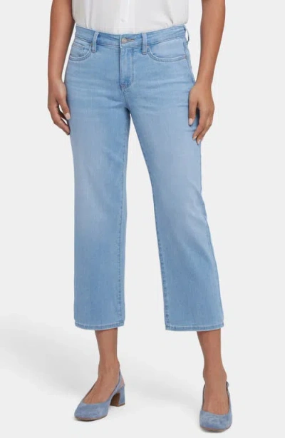 Nydj Piper Crop Relaxed Straight Leg Jeans In Canary Beach