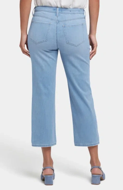 Nydj Piper Crop Relaxed Straight Leg Jeans In Canary Beach