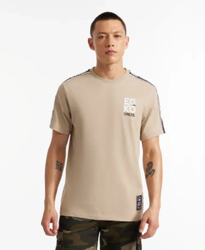 Ecko Unltd Men's Enrollment Short Sleeve Knit T-shirt In Taupe