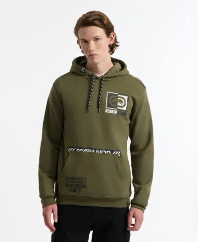 Ecko Unltd Edge Hoodie In Olive