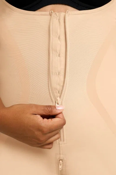 Shapellx Inner Armor X Comfy Sculpting Bodysuit In Sand