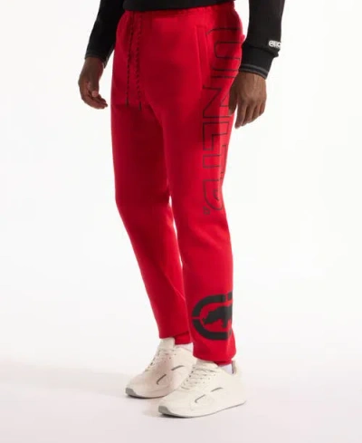 Ecko Unltd Left To Right Jogger In True Red