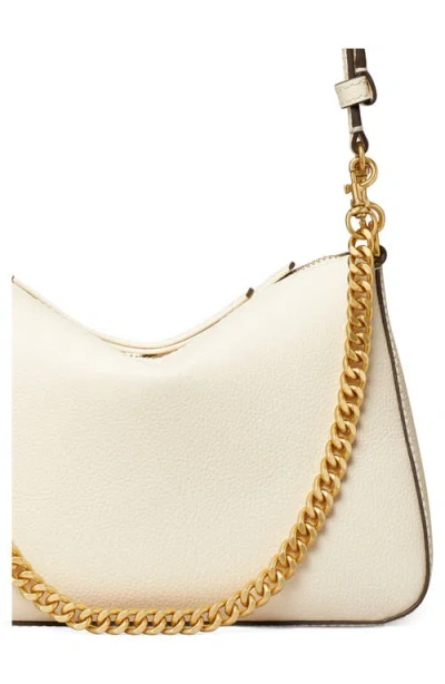 Tory Burch Small Perry Leather Shoulder Bag In Warm White