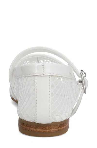 Mia Women's Rayza Mary-jane Round Toe Flats In White