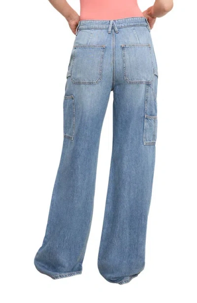 Good American Good Standard High Waist Straight Leg Carpenter Jeans In Indigo879