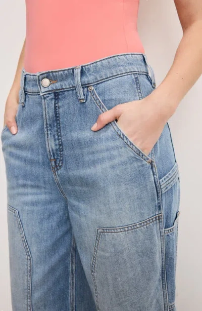 Good American Good Standard High Waist Straight Leg Carpenter Jeans In Indigo879
