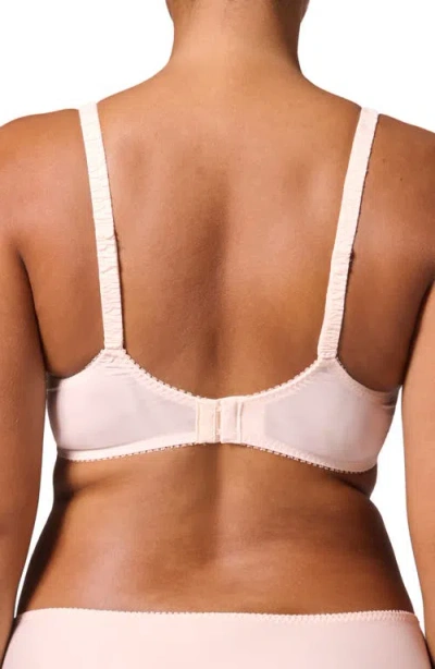 Simone Perele Intrigue Sheer Full Coverage Underwire Plunge Bra In Sakura Pink