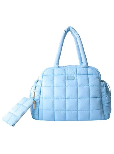 Augustnoa Weekender Duffle In Light Blue