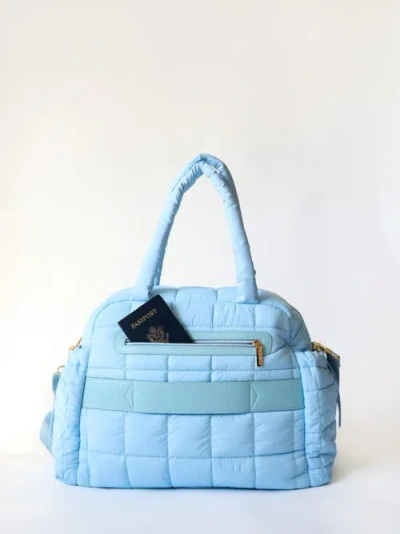 Augustnoa Weekender Duffle In Light Blue