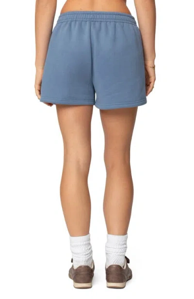 Edikted Sweat Shorts In Blue