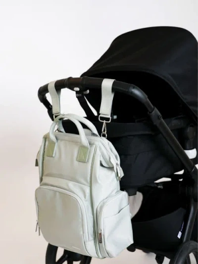 Augustnoa Diaper Bag In Sage