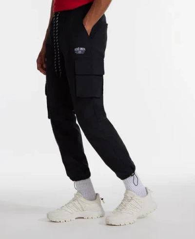 Ecko Unltd Toggle Pouch Cargo Jogger In Black