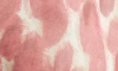 Bardot Mave Abstract Print Halter Minidress In Red Spot