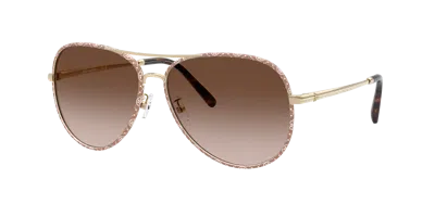 Tory Burch Woman Sunglass Ty6114 In Brown