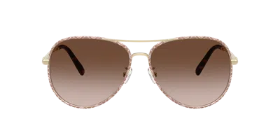 Tory Burch Woman Sunglass Ty6114 In Brown