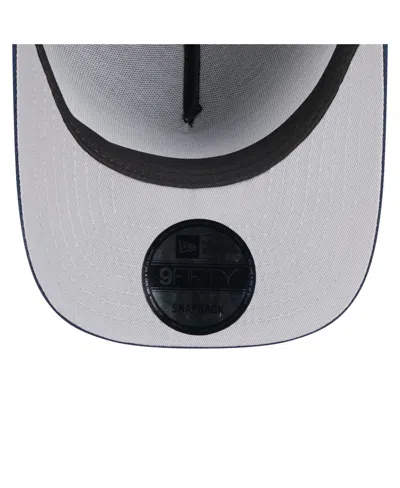 New Era Men's Black/navy Tennessee Titans 2025 Nfl Draft A-frame 9fifty Snapback Hat In Black,navy