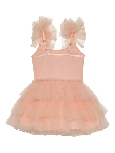 Tutu Du Monde Ruffle-detail Tiered Dress In Pink