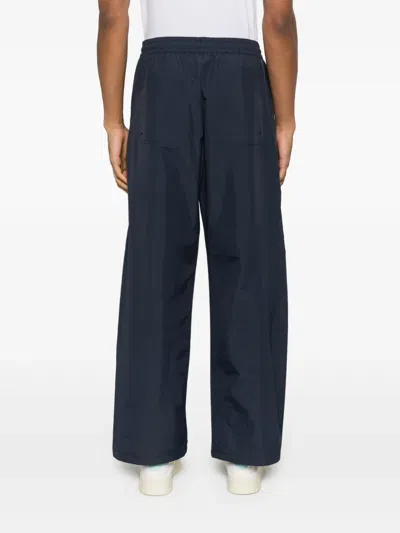 Apc Navy Asics Edition Haze Trousers In 蓝色