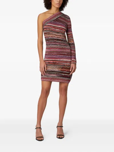 Missoni Striped Mini Dress In Multi