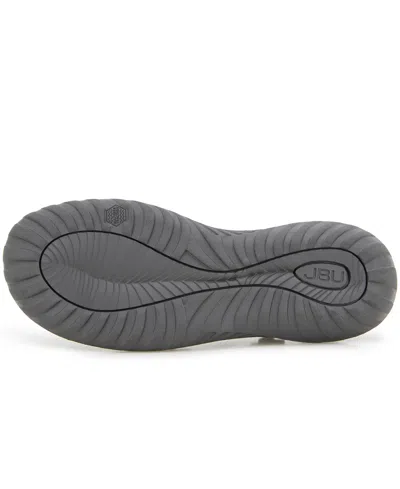 Jbu Women's Raven Round Toe Flats In Light Grey,shimmer