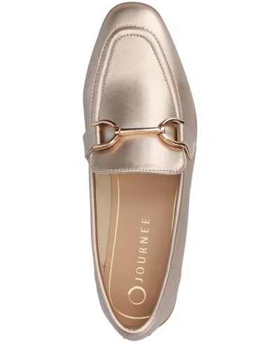Journee Collection Women's Mizza Slip-on Loafers In Champagne