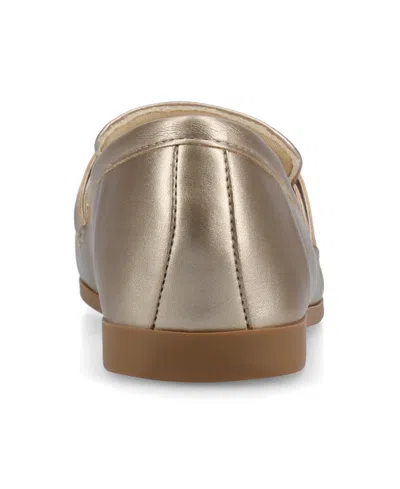 Journee Collection Women's Mizza Slip-on Loafers In Champagne