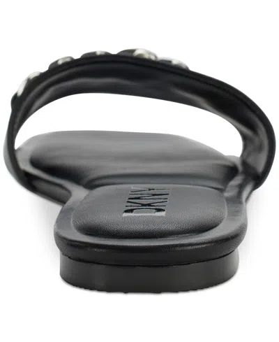 Dkny Women's Dania Flat Slide In Black