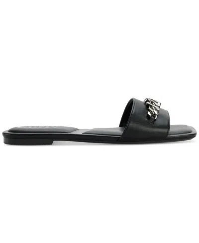 Dkny Women's Dania Flat Slide In Black
