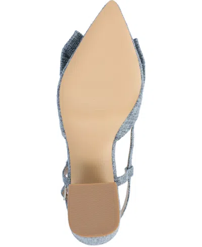 Journee Collection Collection Women's Tailynn Wide Width Pumps In Blue