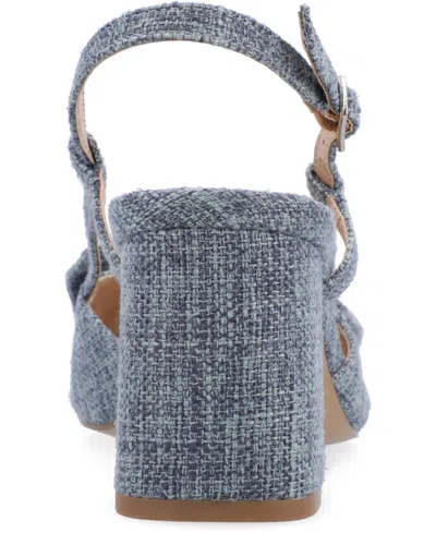 Journee Collection Collection Women's Tailynn Wide Width Pumps In Blue