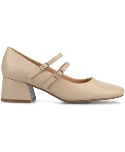 Journee Collection Journee Women's Nally Pumps In Nude