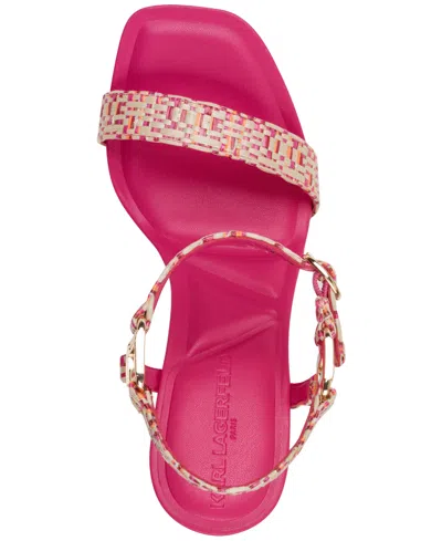 Karl Lagerfeld Women's Cybil High-heel Sandals In Teaberry