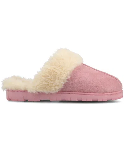 Journee Collection Kalli Womens Round Slip-on Shoe In Pink