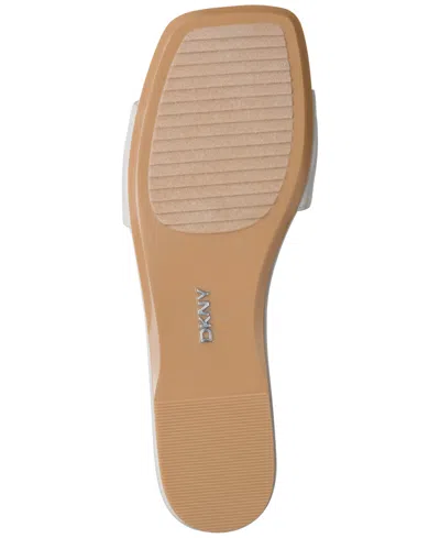 Dkny Women's Dania Flat Slide In Soft White