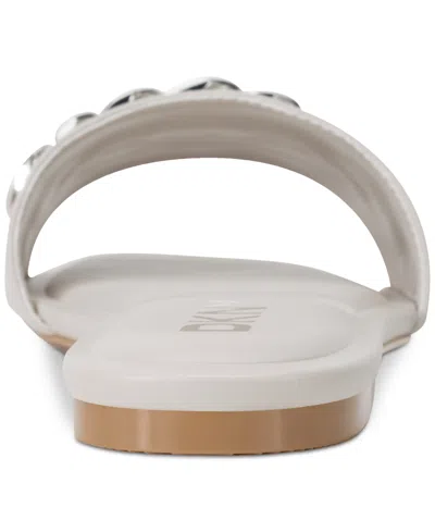 Dkny Women's Dania Flat Slide In Soft White