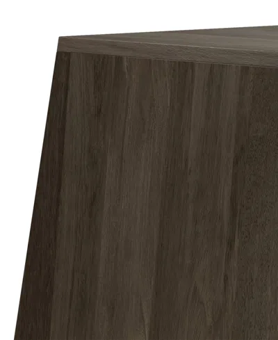 Simpli Home Terry Solid Mango Wood 16in Irregular Contemporary Side Table In Ash Grey