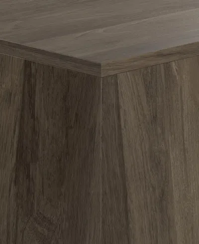 Simpli Home Terry Solid Mango Wood 16in Irregular Contemporary Side Table In Ash Grey