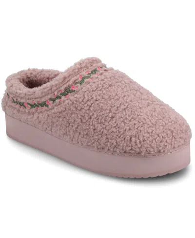 Journee Collection Pallmer Womens Round Slip-on Shoe In Purple