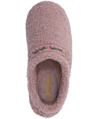 Journee Collection Pallmer Womens Round Slip-on Shoe In Purple