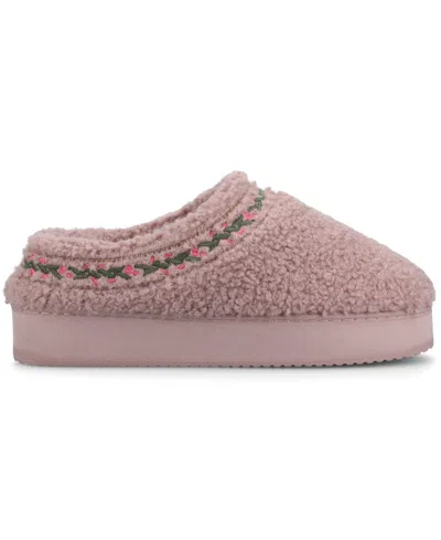 Journee Collection Pallmer Womens Round Slip-on Shoe In Purple