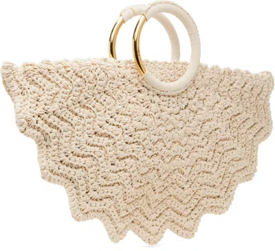 Chloé Womens Bracelet Paravent Crochet Top-handle Bag Deep Ivory