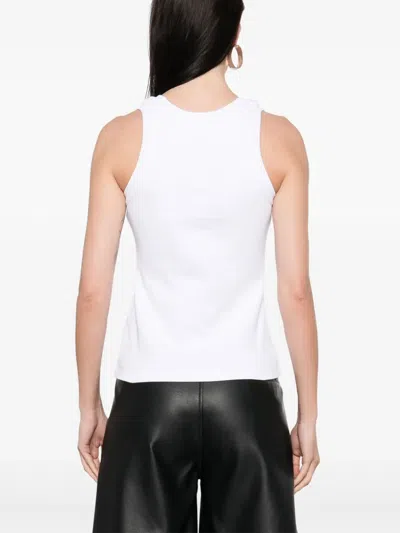 Alexander Mcqueen Mcqueen Placket Tank Top In White