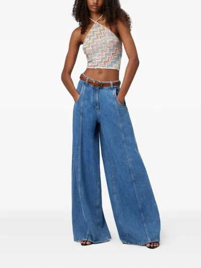 Missoni Zigzag-pattern Top In White