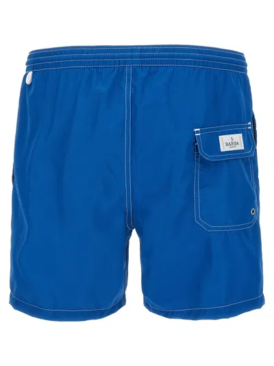 Barba Napoli Barba Short Swimsuit In Blue