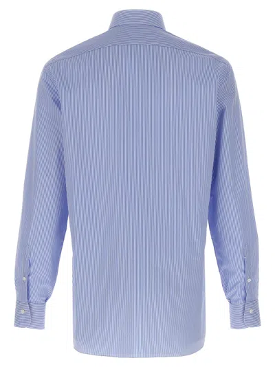 Barba Napoli Barba Striped Shirt In Blue