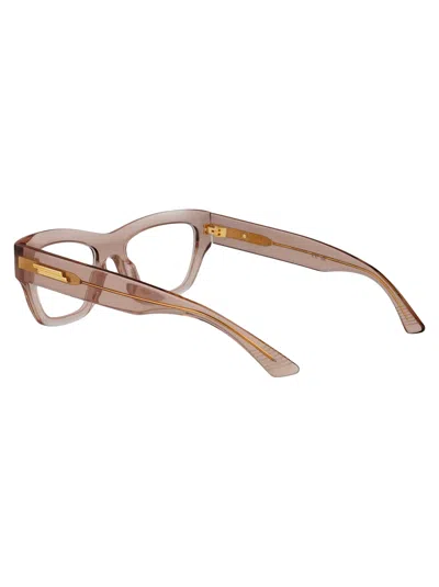 Bottega Veneta Bv1360o Glasses In Brown-brown-transparent