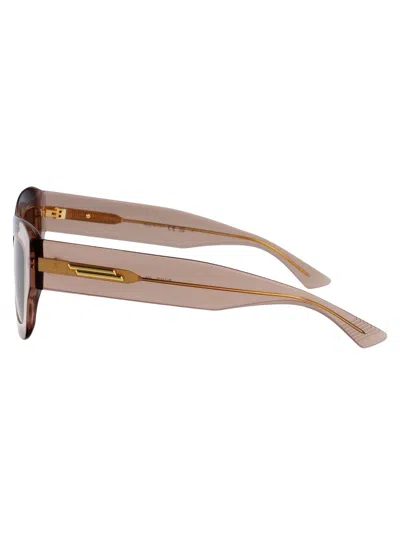 Bottega Veneta Square-frame Acetate Sunglasses In Brown