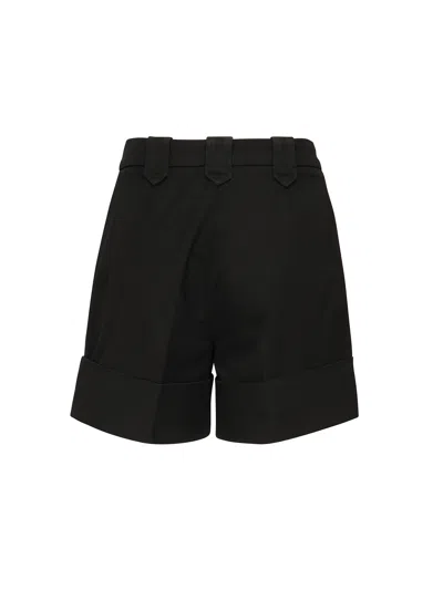 Fay Bermuda With Lapel In Black